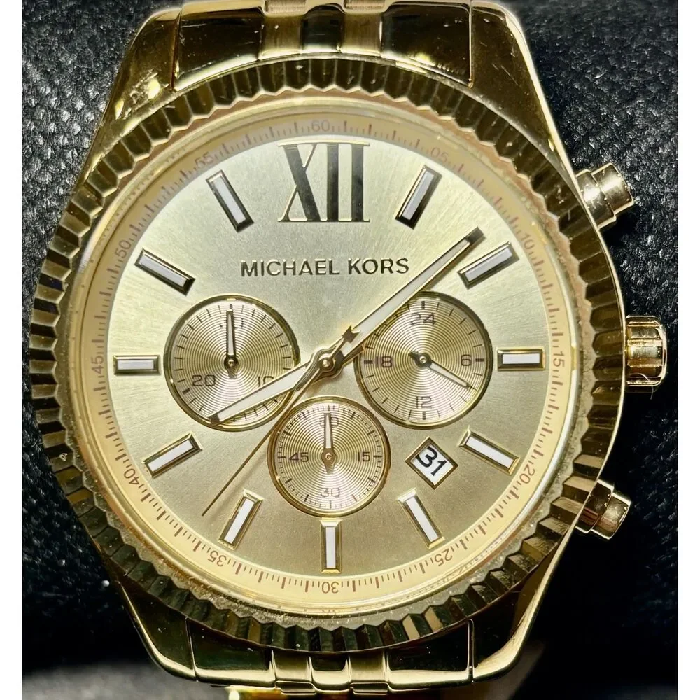 LIKE NEW! Michael Kors Lexington Chronograph Men's Watch (MK8281)